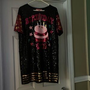 Simply Southern Sequin Birthday Dress